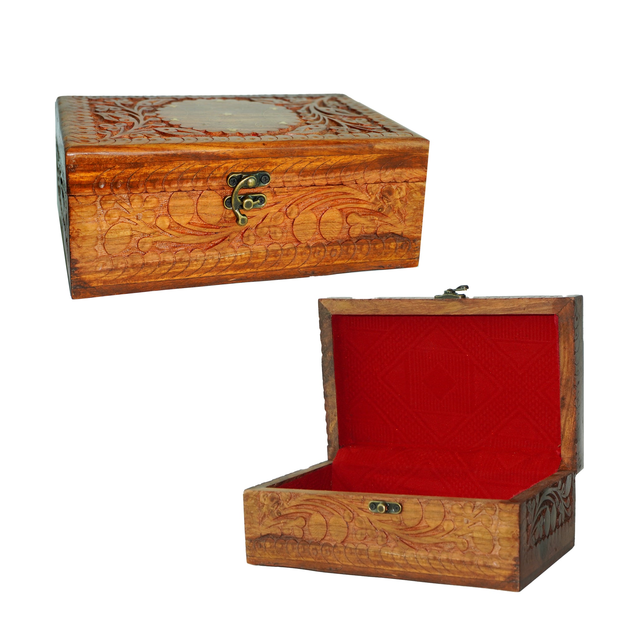Wooden Box - with Lock