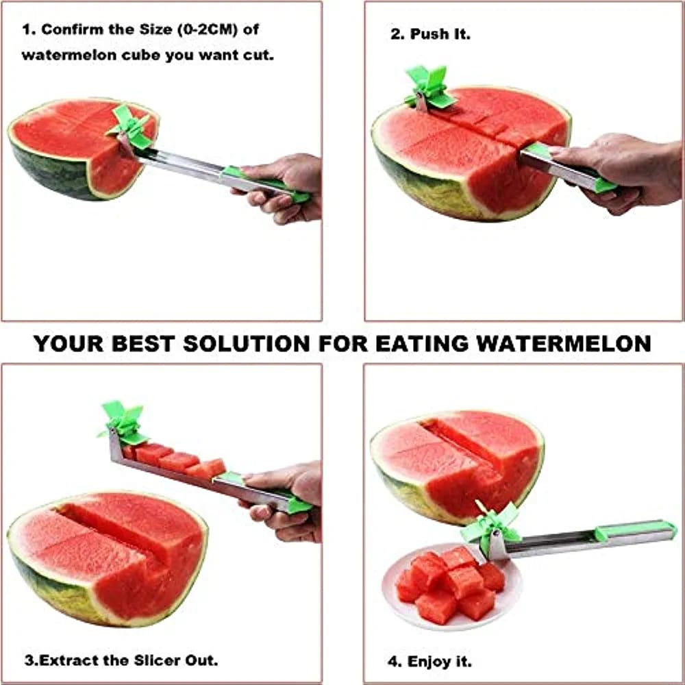 Easy Watermelon Cube Cutter